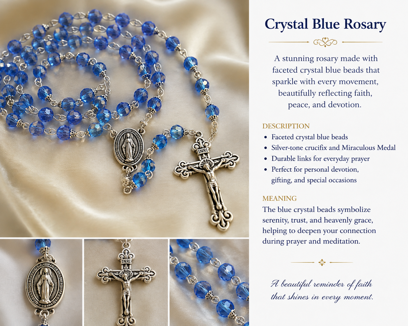 Our Lady's Sapphire Rosary