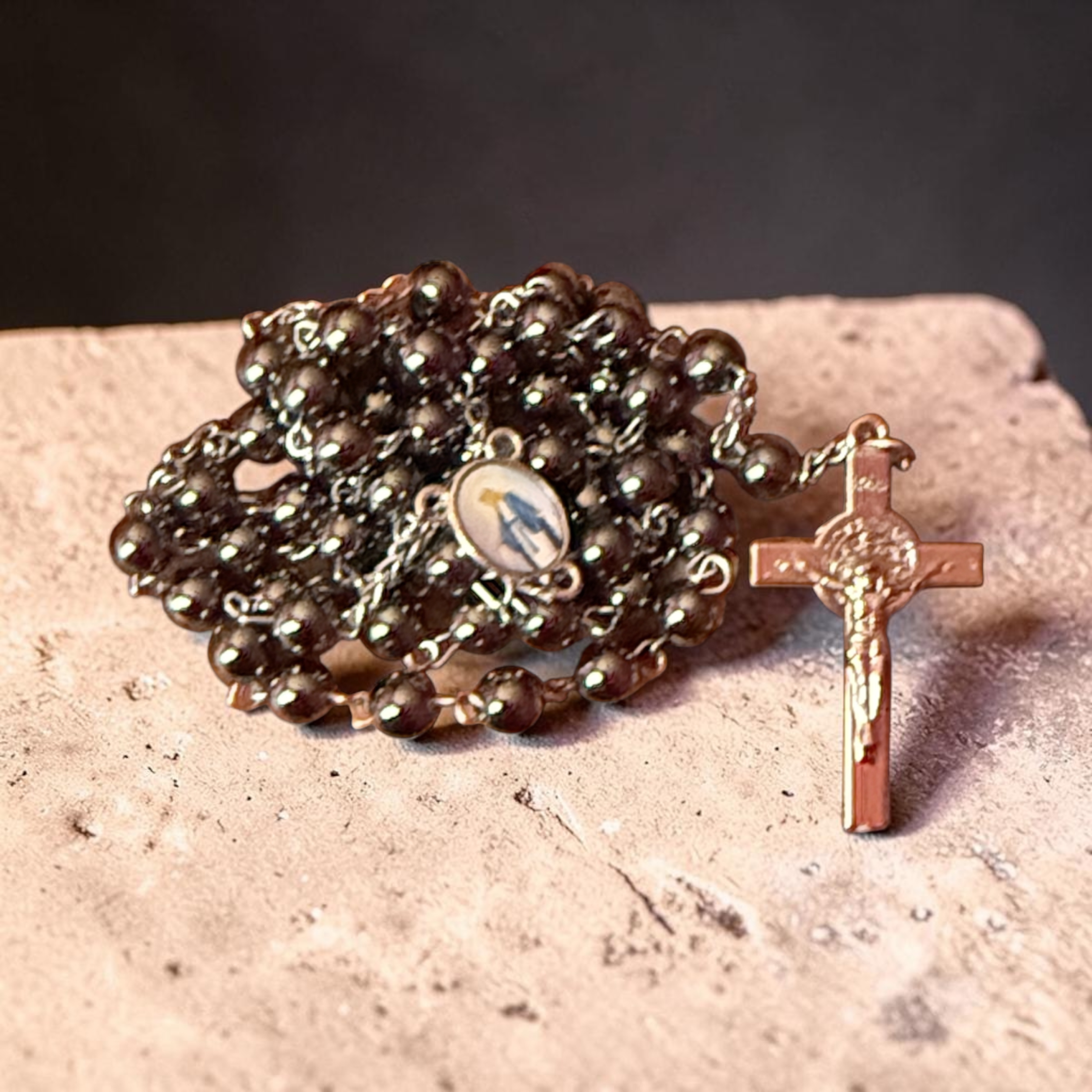 Majestic Marble Chain Rosary